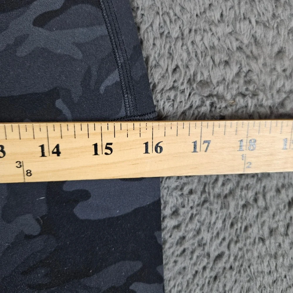 Lululemon Align Camo Crop Leggings Womens Size 10‎ Grey Black Athleisure - Picture 2 of 9